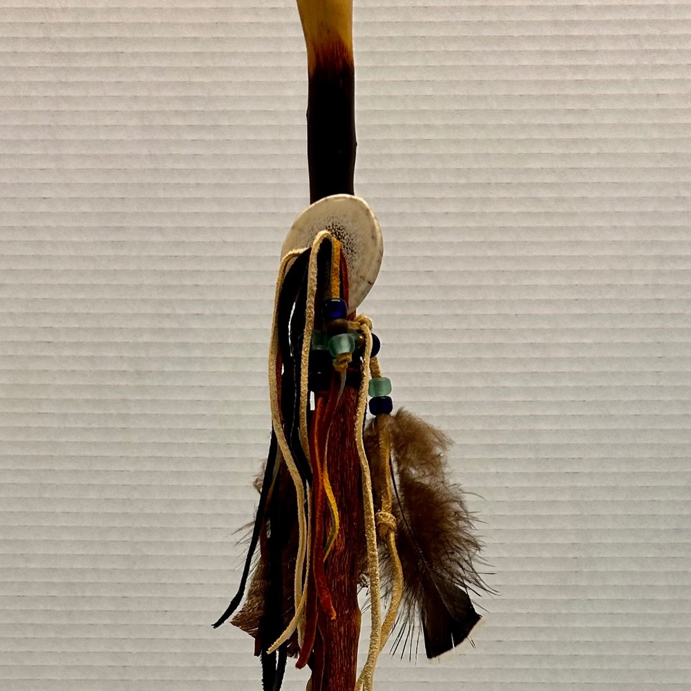 * Vintage Native American Medicine Wheel / Spirit Prayer / Talking Stick *